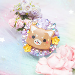 Floral Shiba Purple Grip