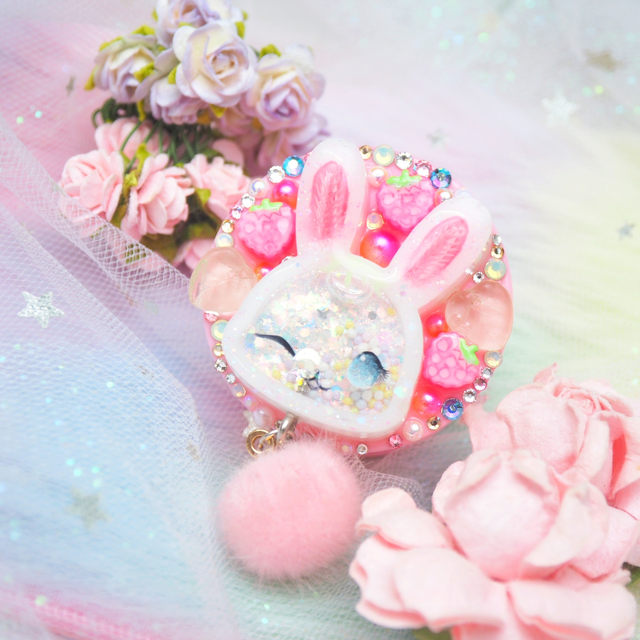 Strawbie Bunny Pink Grip