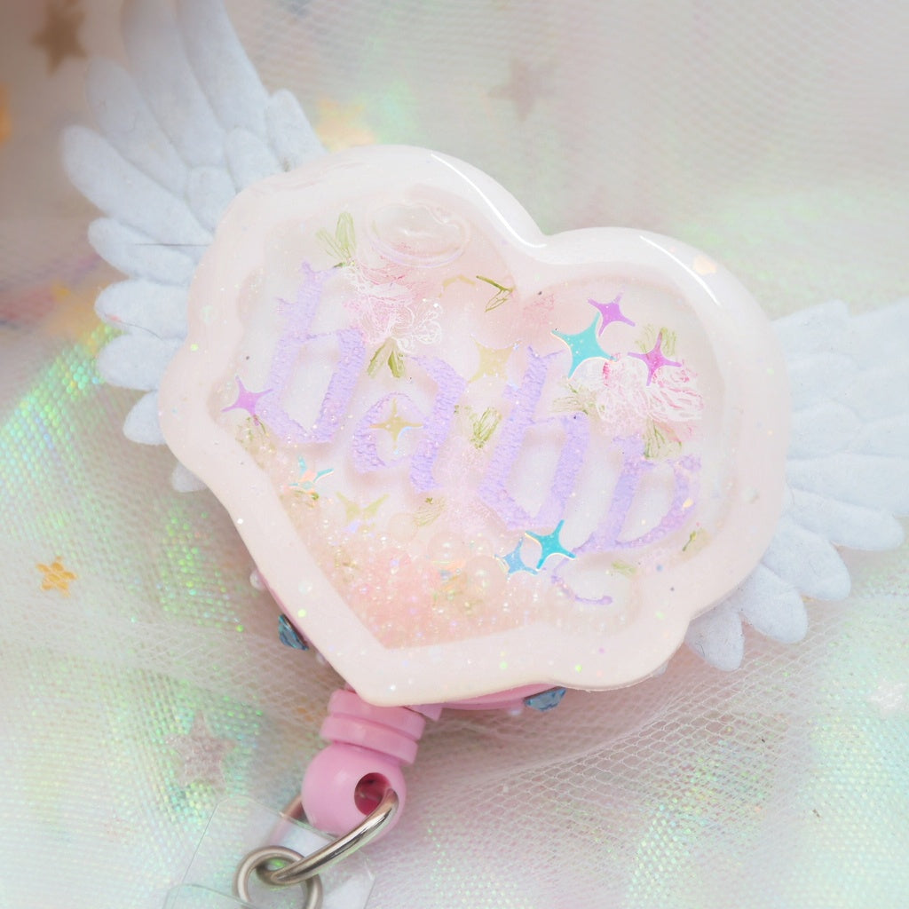 Baby Heart Badge Reel