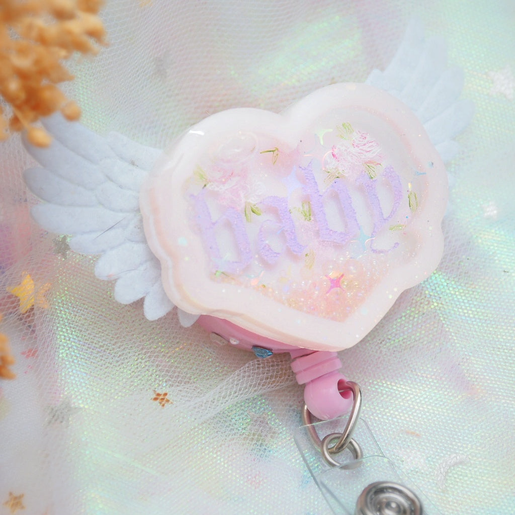 Baby Heart Badge Reel