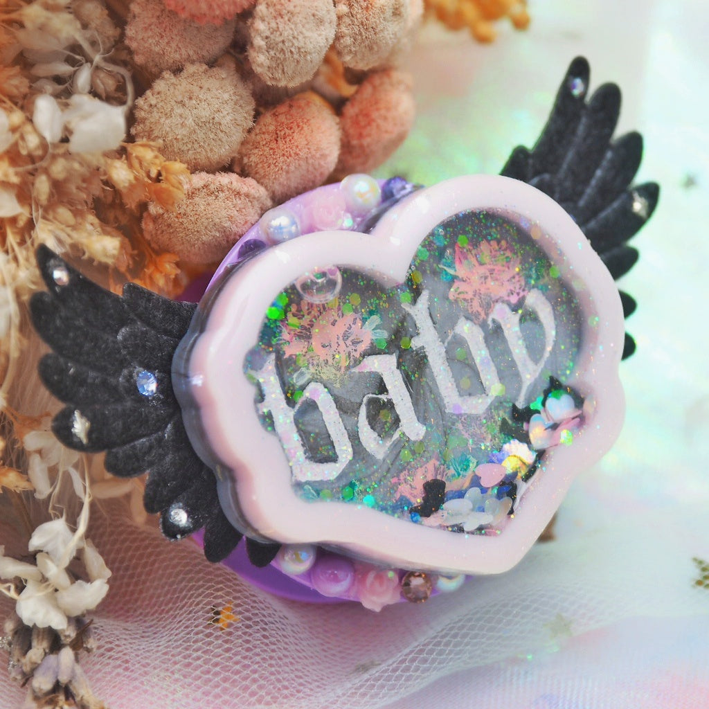 Winged Baby Heart Grip
