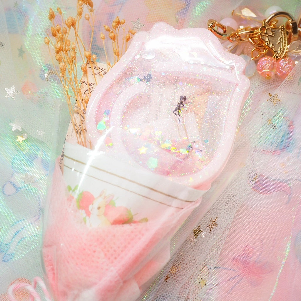 Pastel Pink Secret World Bouquet with detachable Charm