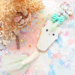 Haku Boba Non-shaker Charm with felted tail