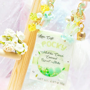 Matcha Cream Chunky Pocky Charm