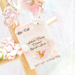 Sakura Cream Chunky Pocky Charm