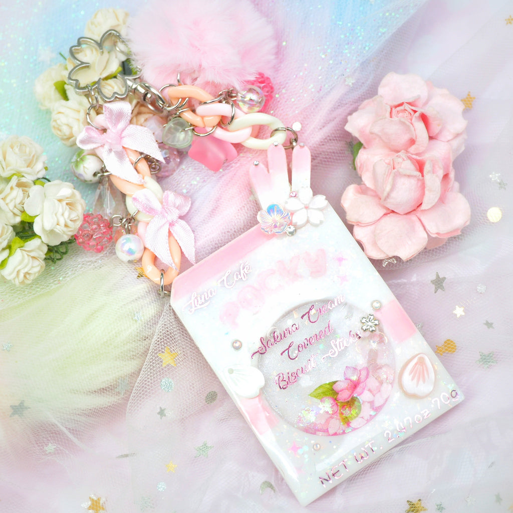 Sakura Cream Chunky Pocky Charm