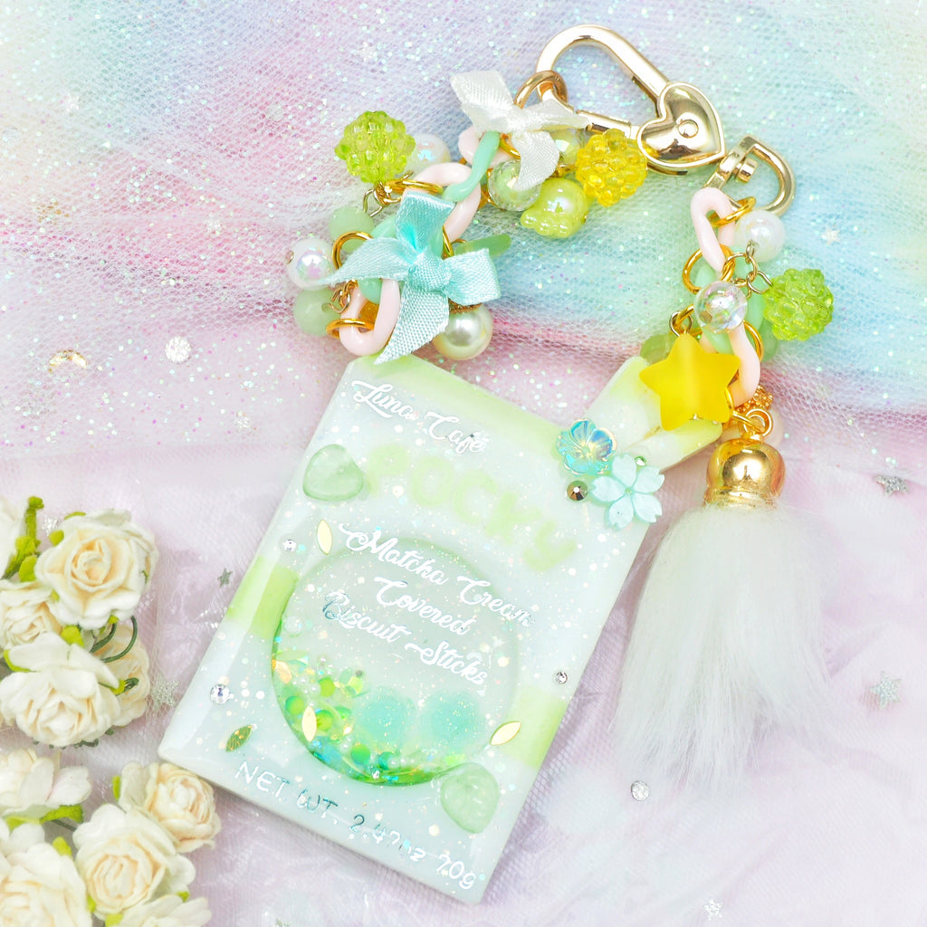Matcha Cream Chunky Pocky Charm