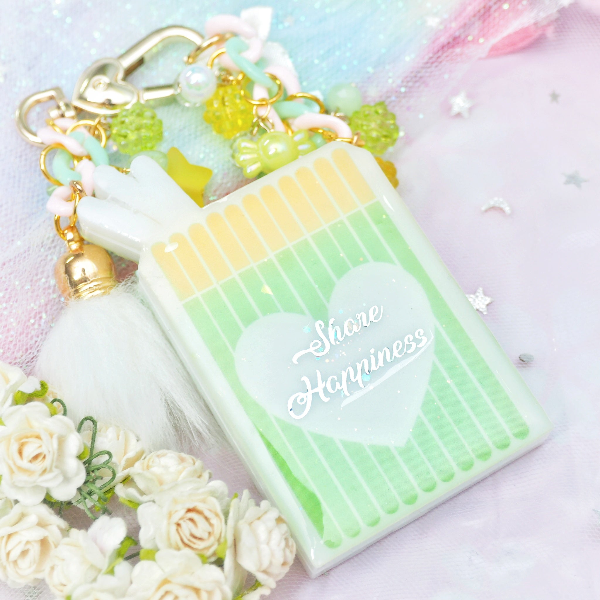 Matcha Cream Chunky Pocky Charm