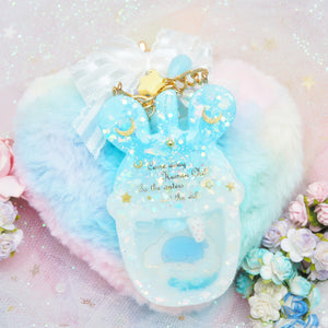 Blue Skies Jinbe Bunny Ears Boba Charm