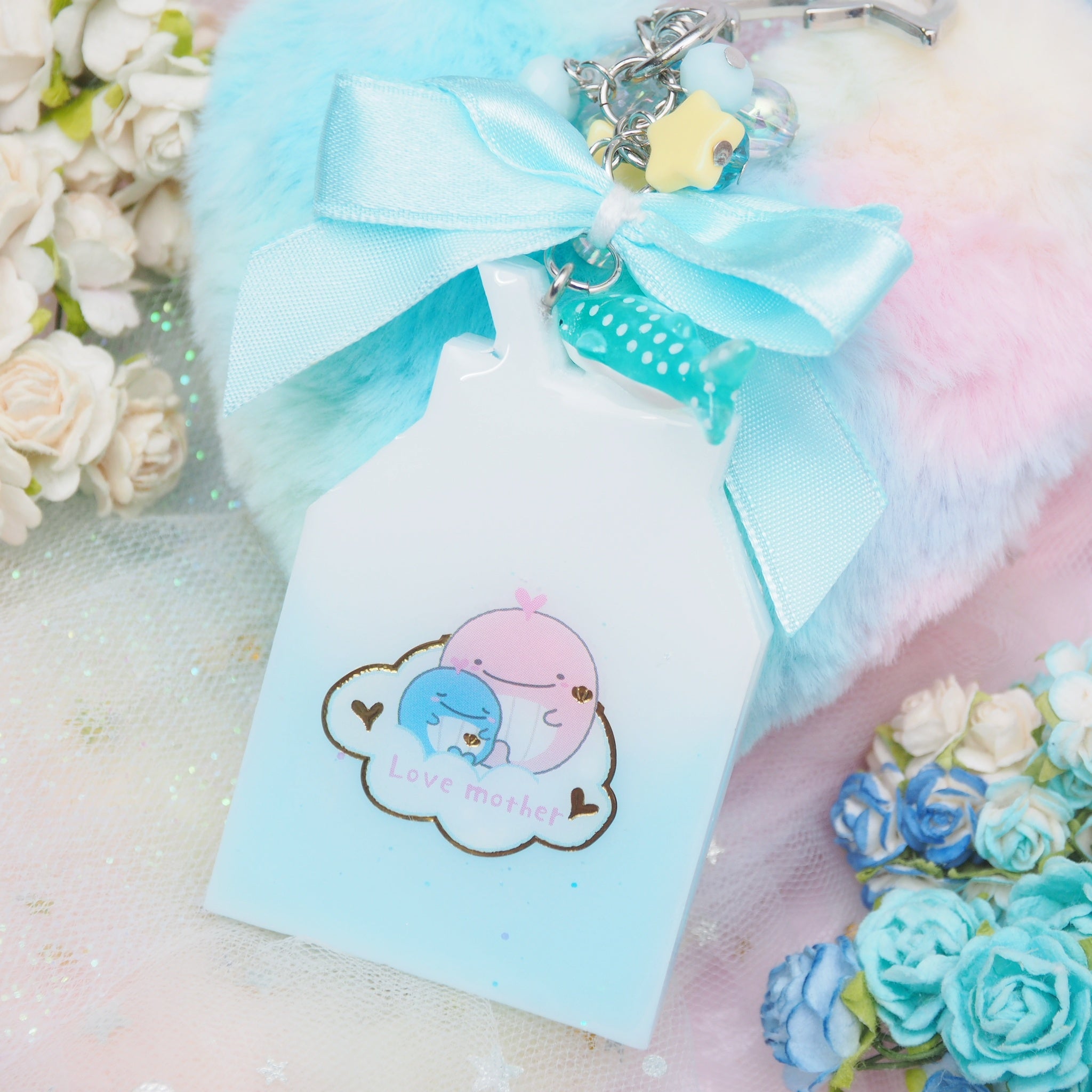 Blue Skies Jinbe Milk Carton Charm