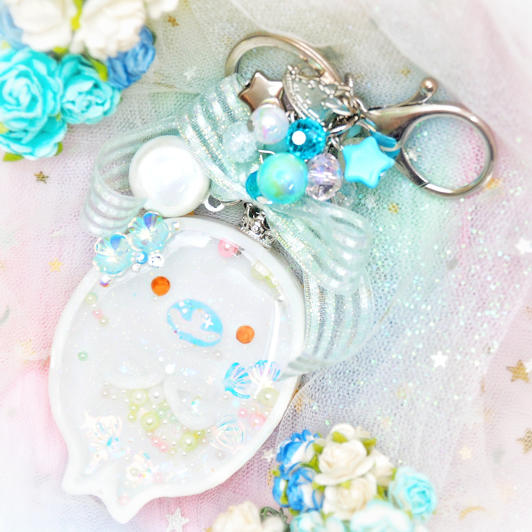 Glowing Mamegoma Charm with relaxation bell