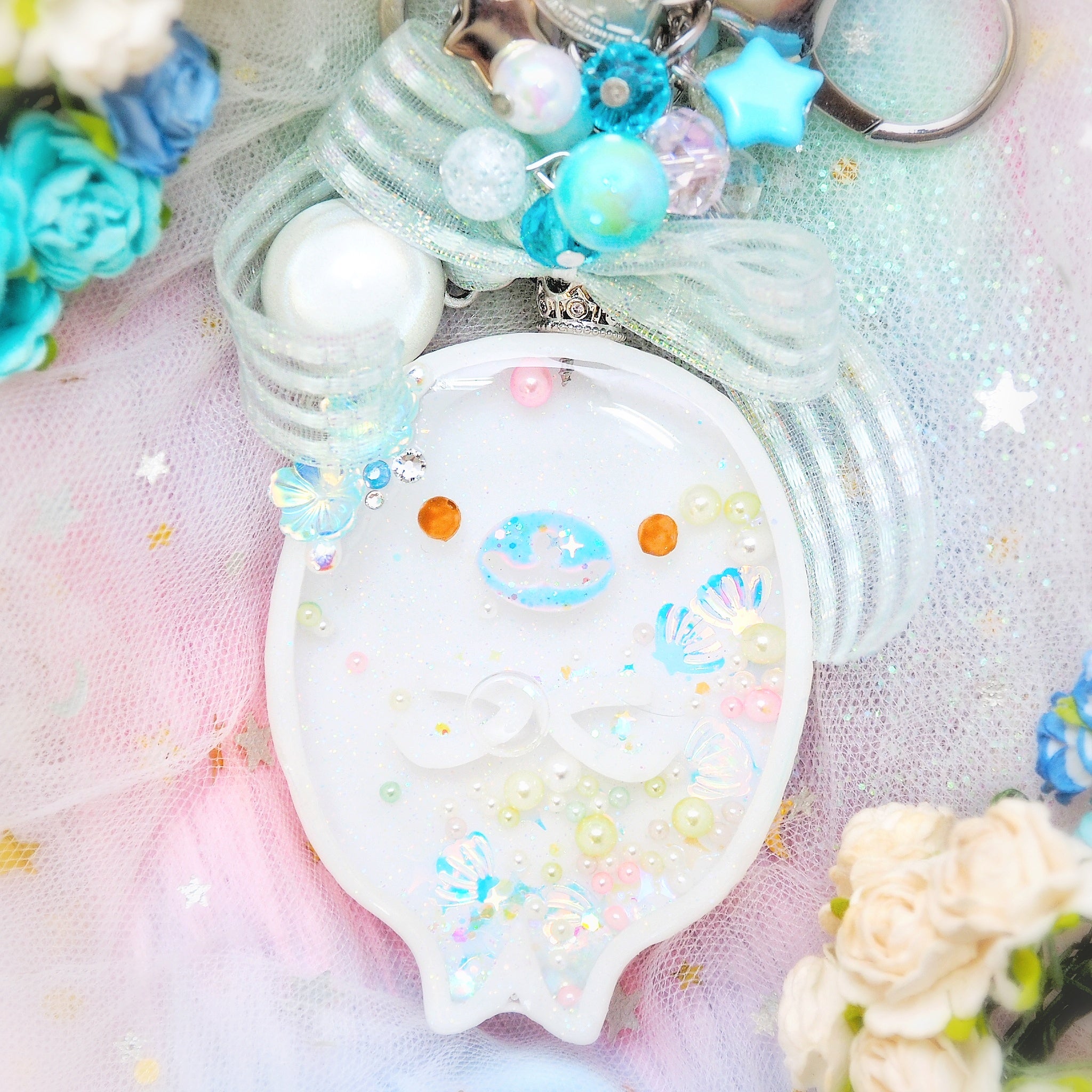 Glowing Mamegoma Charm with relaxation bell
