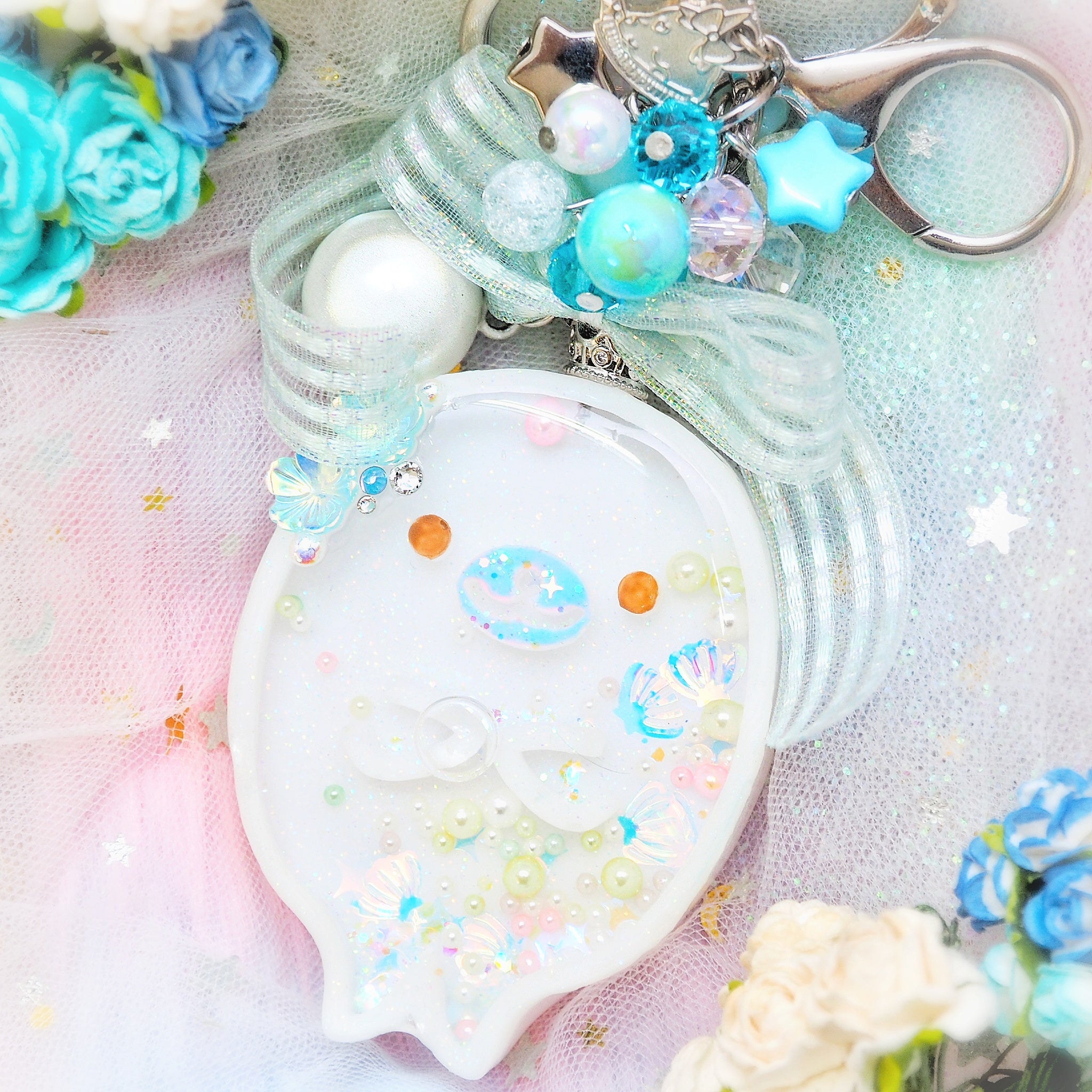 Glowing Mamegoma Charm with relaxation bell