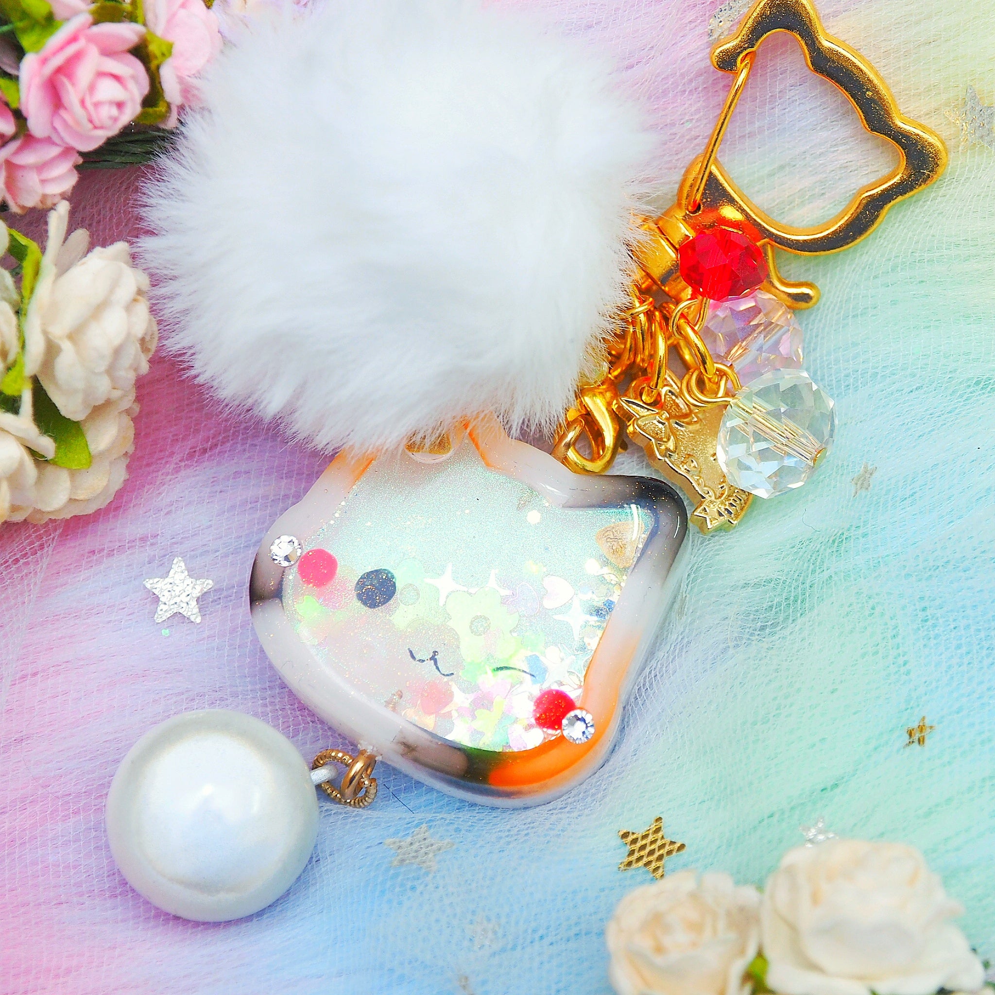 Jingle Meow Calico Cat Charm