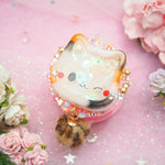 Calico Kitty on Pink Grip