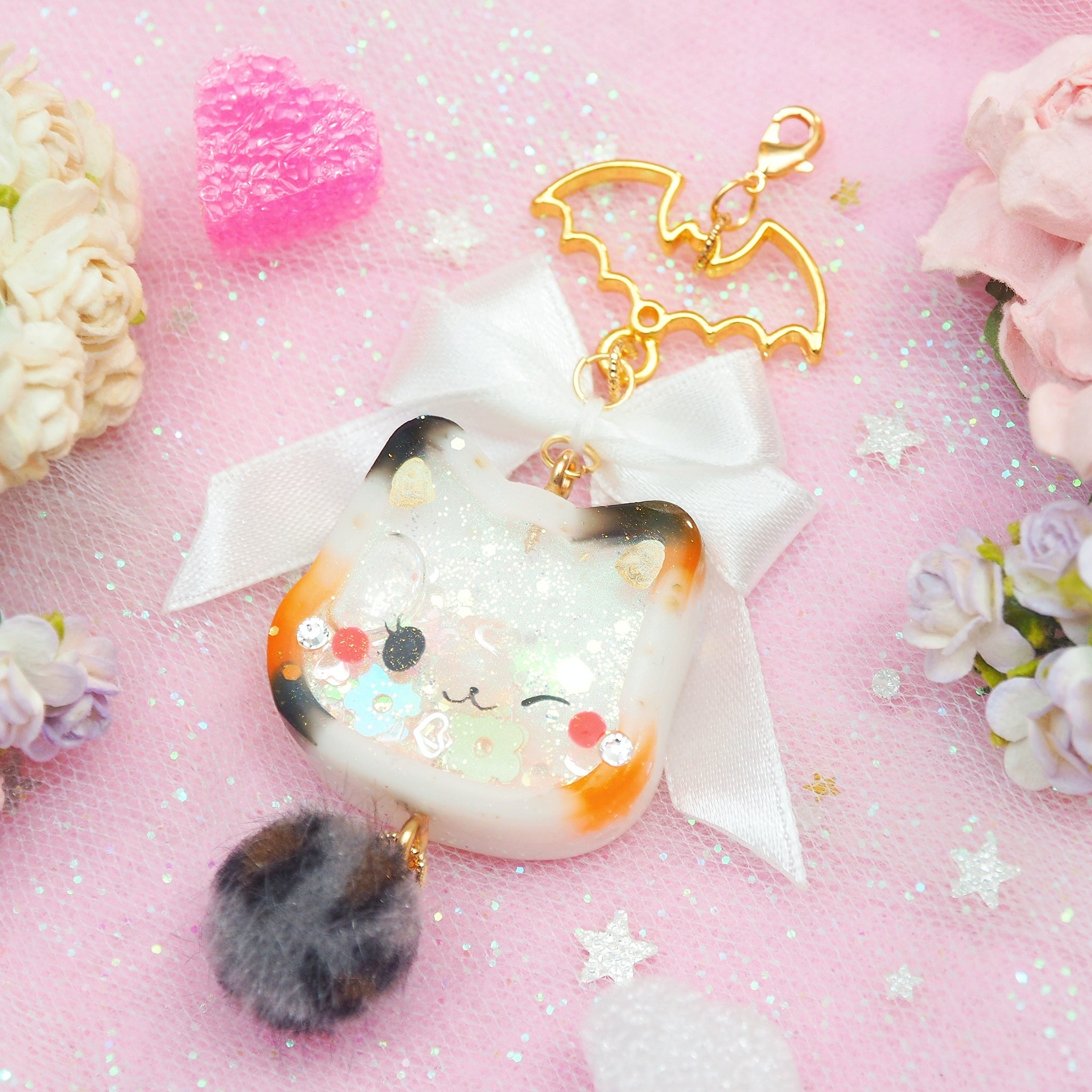 Neko-bat Phone Charm
