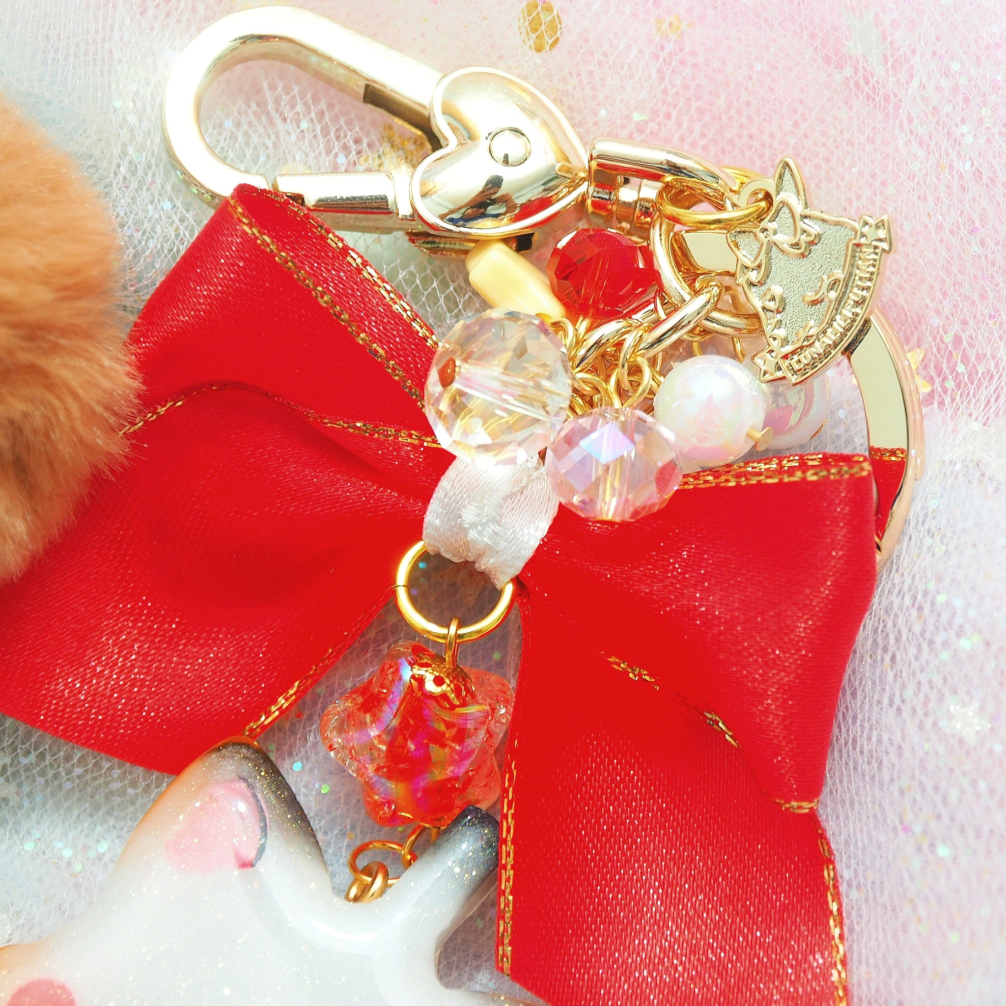 Calico Cuppa Boba Shaker Charm