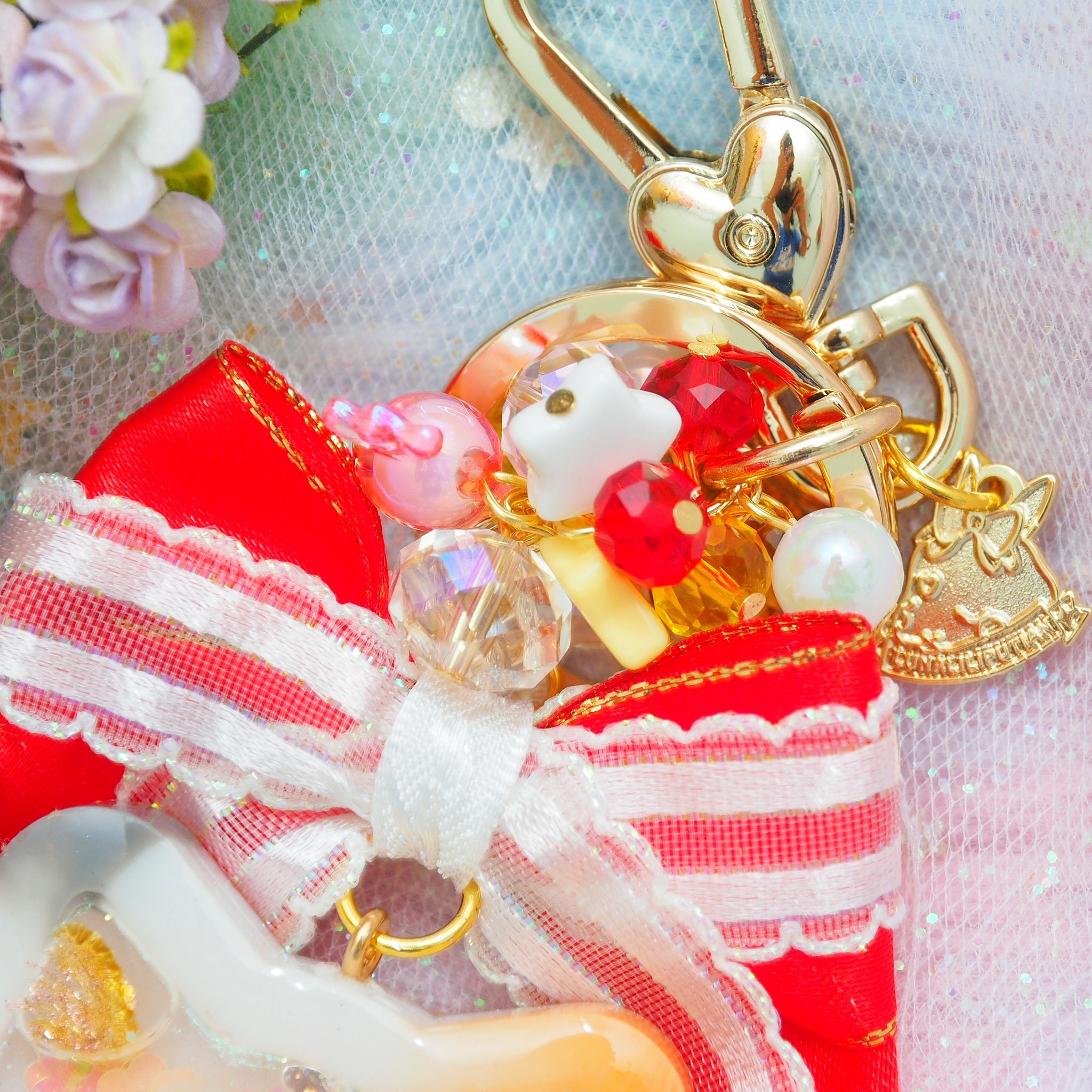 Calico Face Shaker Charm