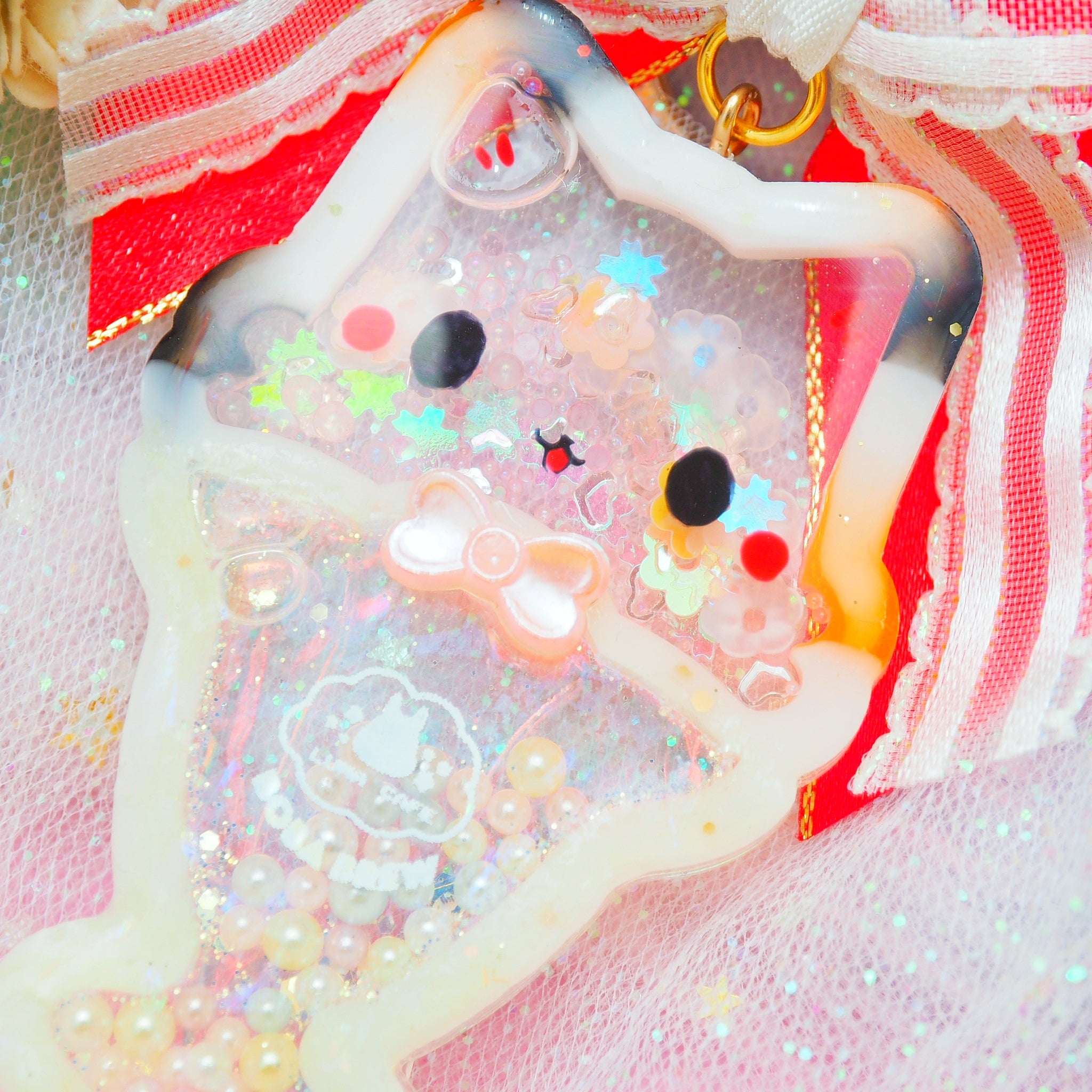 Calico Sundae Double Shaker Charm