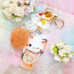 Floral Brew Calico Cuppa Shaker Charm