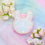 Pink Icing Milky Bun Cookie Grip