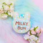 Blue Icing Milky Bun Cookie Grip