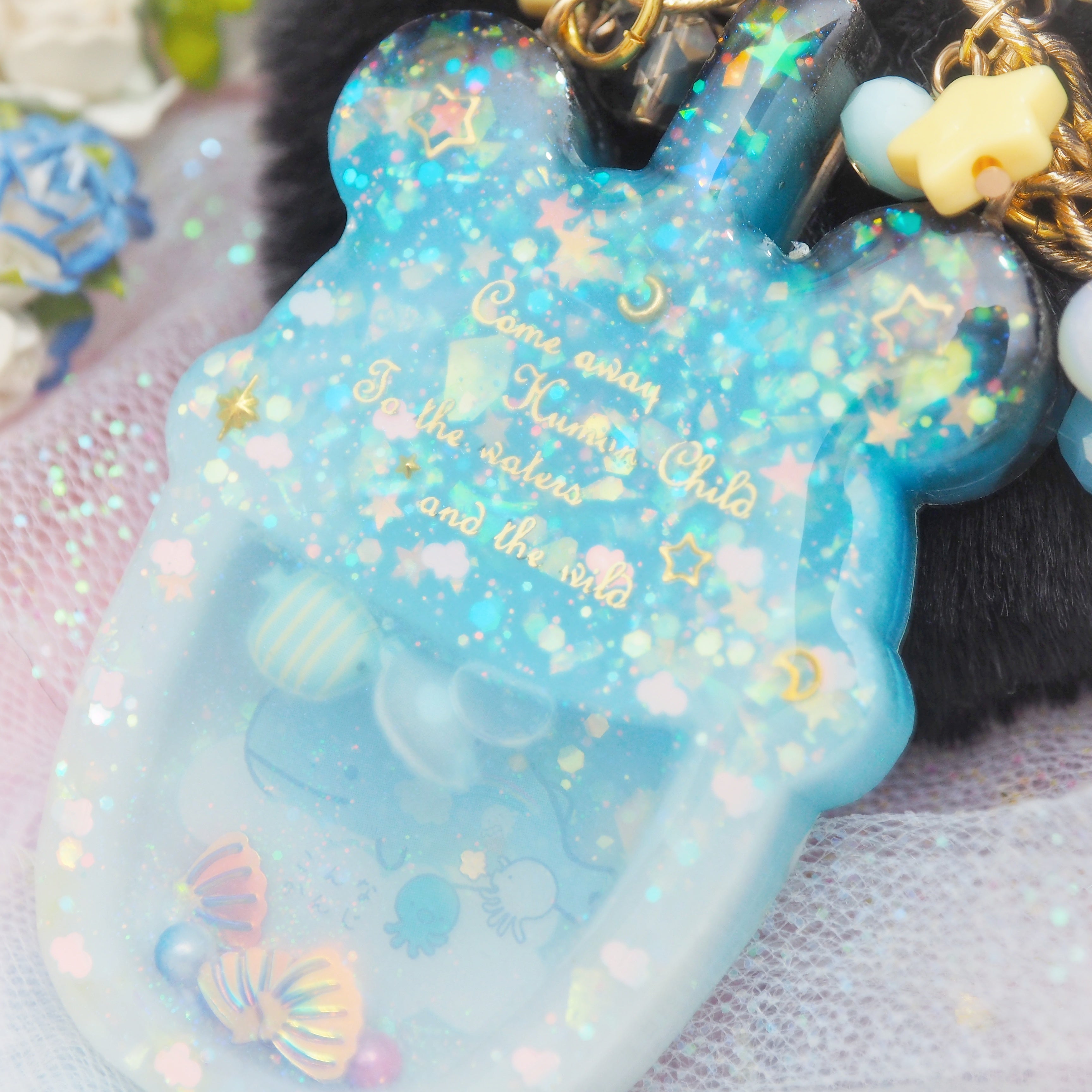 Night Skies Jinbe Bear Ears Boba Charm