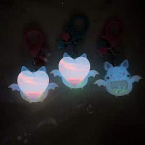 Froot Bat Hairtie (Sky with Blue)