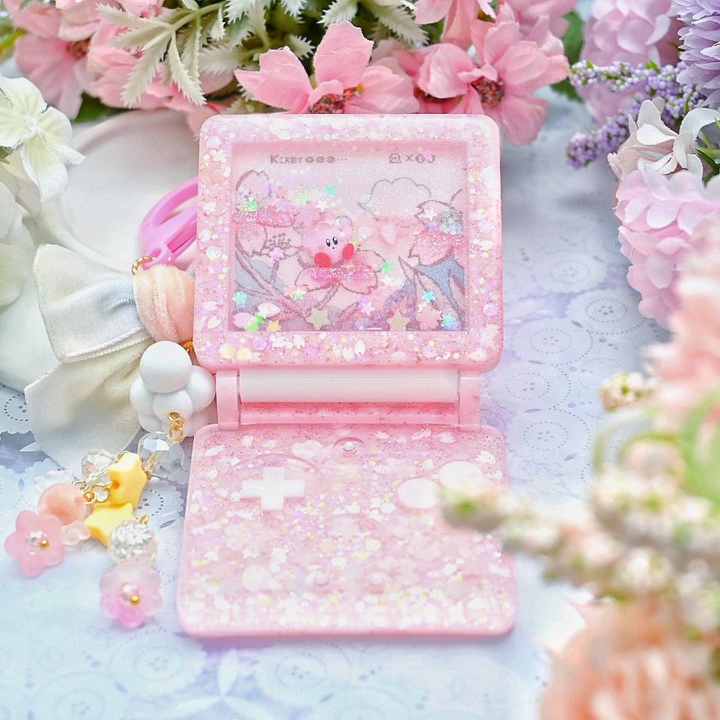 (Instock) Kirby in Sakura Land Game Charm B