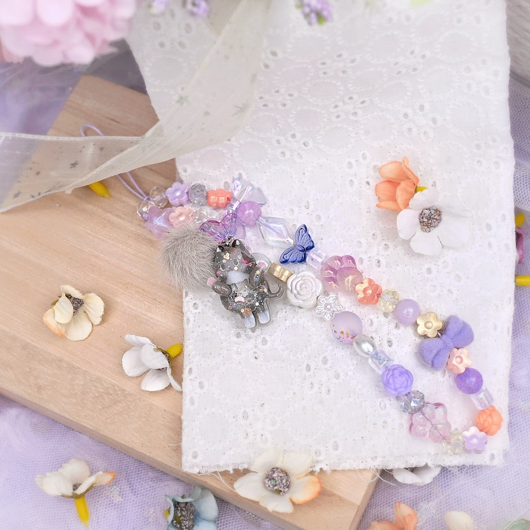Long Straps - Baked Taro Choco-lilac