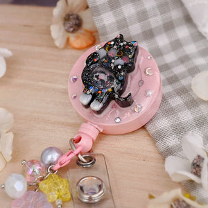 Badge Reel  - Oopsie Black Cat