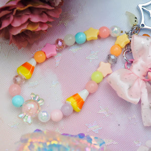 Candy Loop Pink-a-boo Ghostie Bun Charm