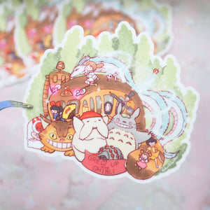 Grew Up with Ghibli - Shimmery Sticker