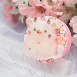 Strawberry Boba Cow Phone Grip