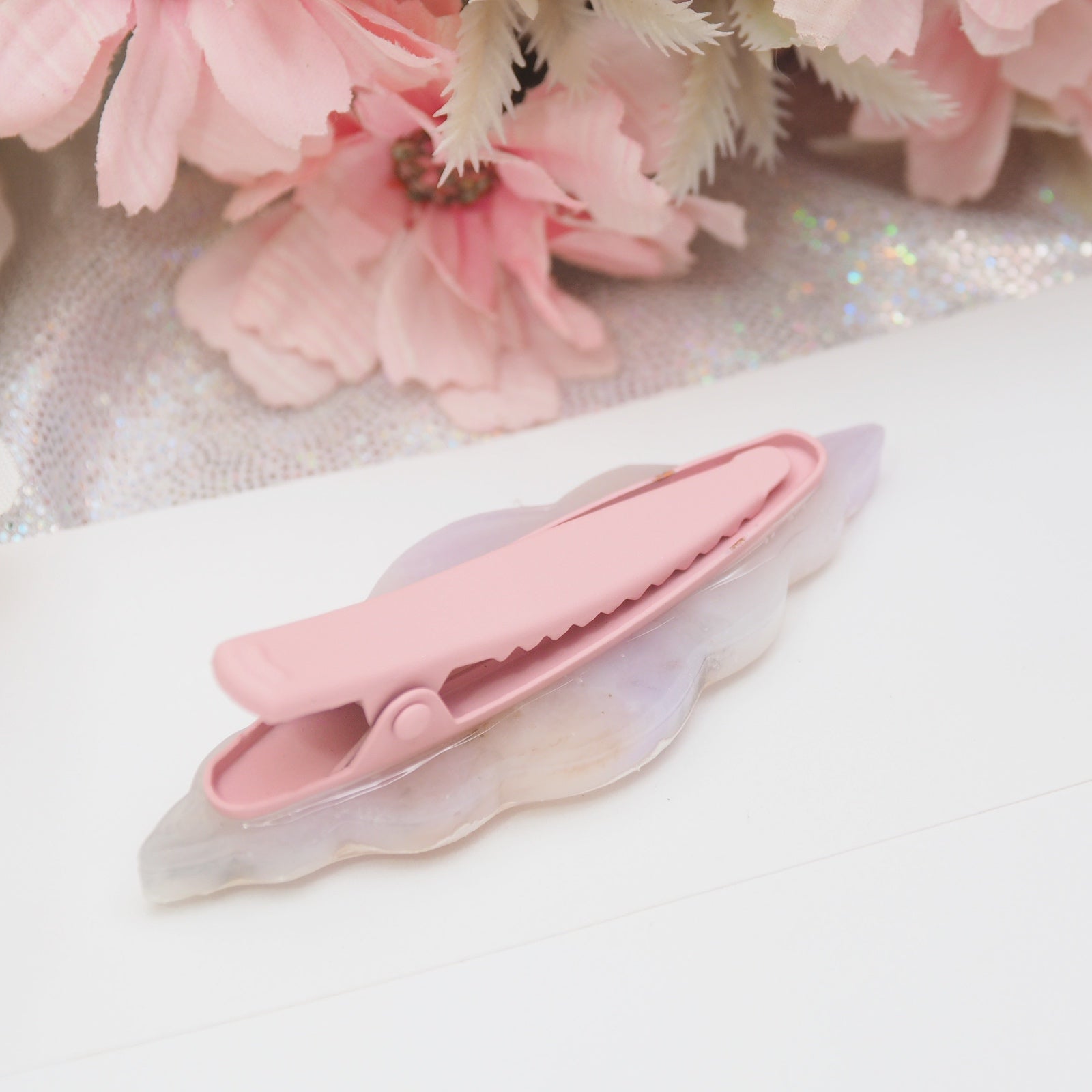 Shell Marble hairclip