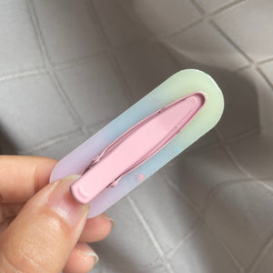 Rainbow Candy Hairclip (Rounded)