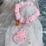 Pink Guava Ghostie Bun Hairtie