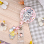 Badge Reel  - Grey cat sending hugs