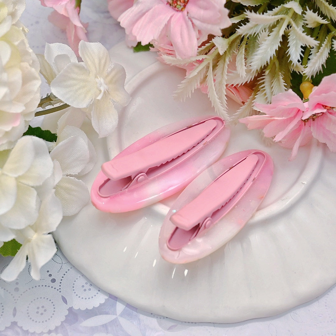 Sakura Kirby Hairclips (jumping kirby)
