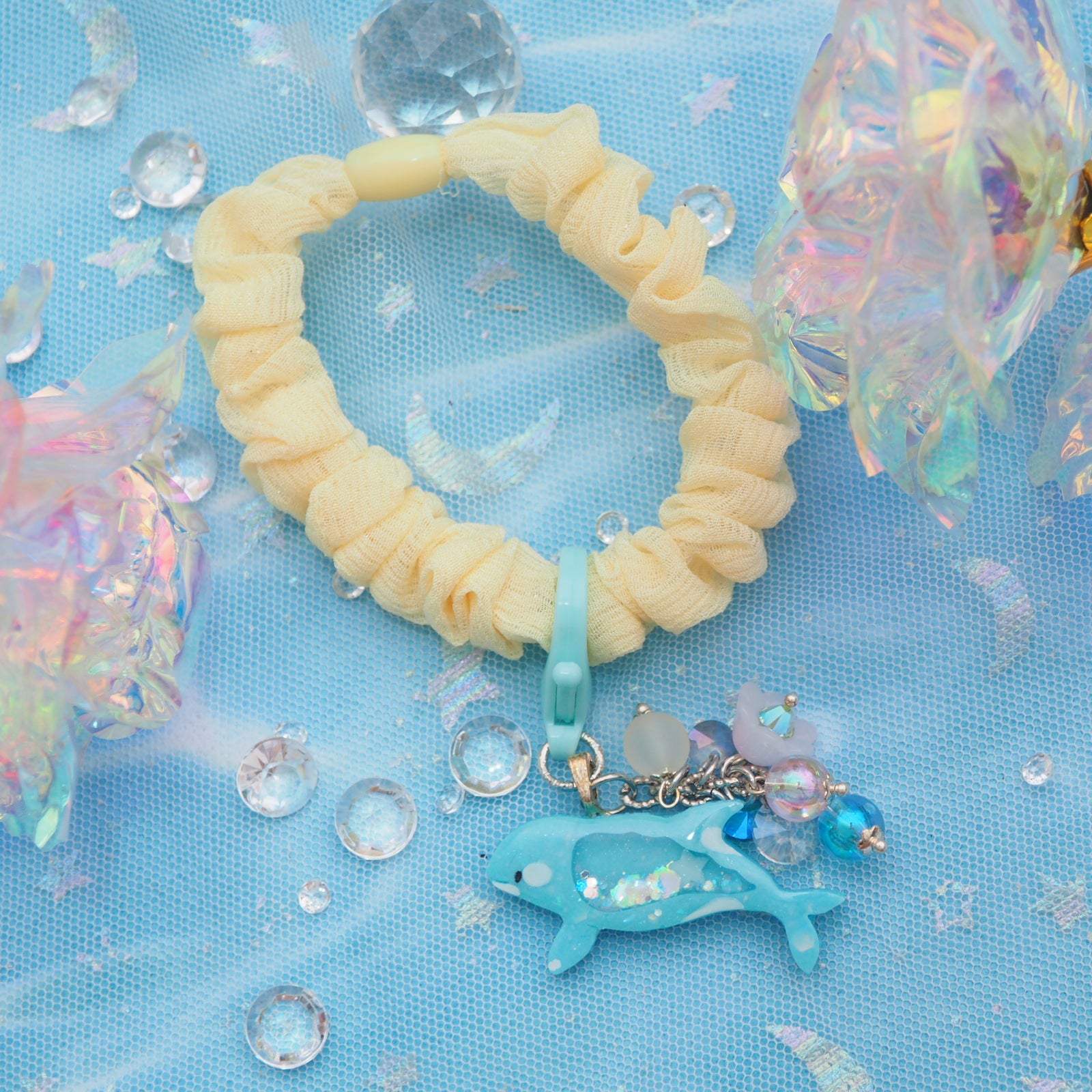 Baby Orca Charm (Pastel Hairties)