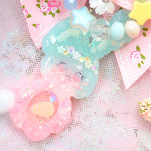 Sky Sakura Lop Easter Bunny Charm