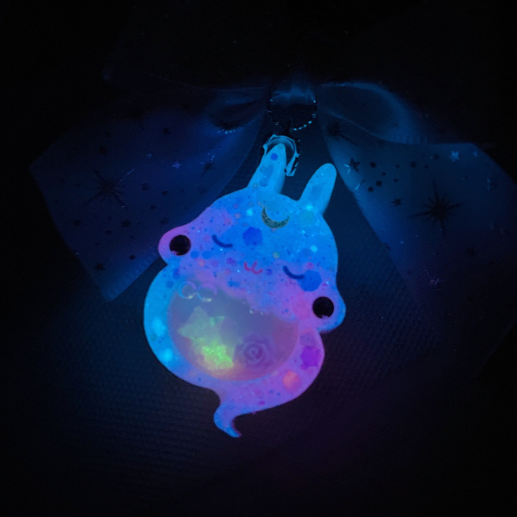 Light Up✨ Ghostie Bun Charm
