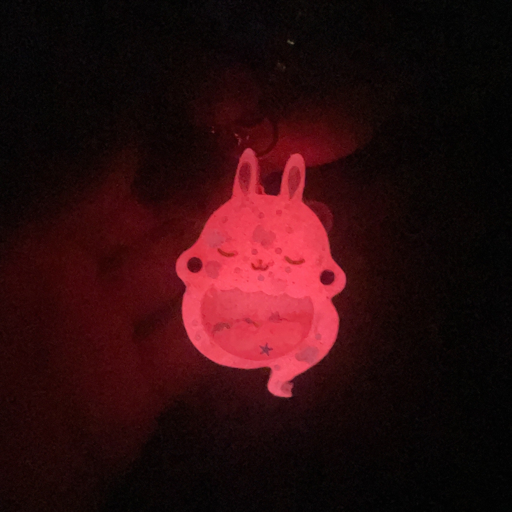 Cherry Gummy Ghost Bun Charm