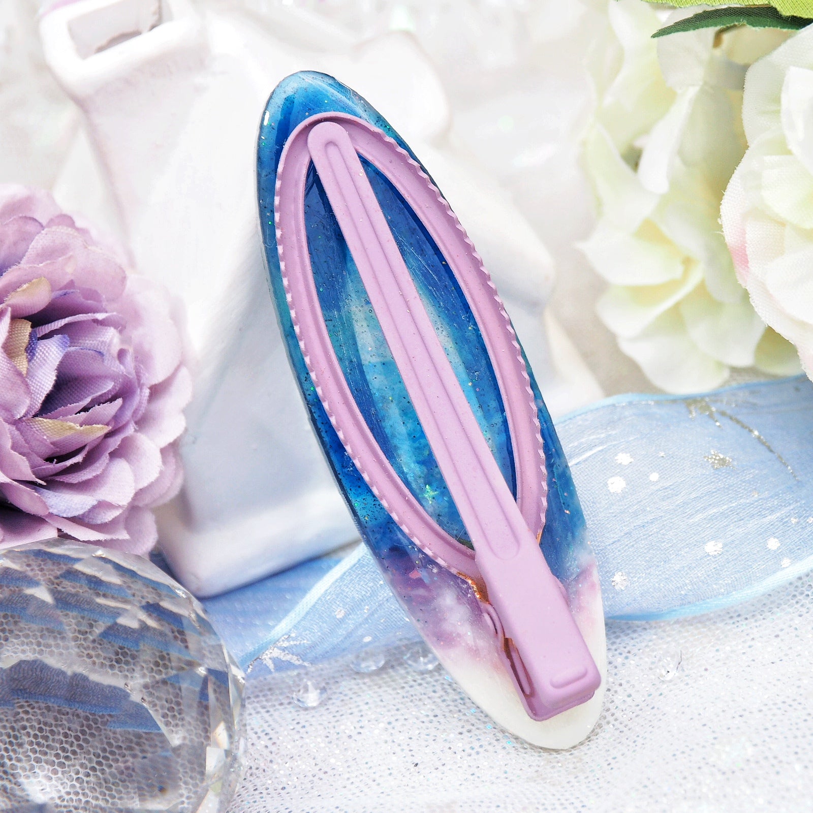 Natural Aurora Clip E (7cm hairclip)