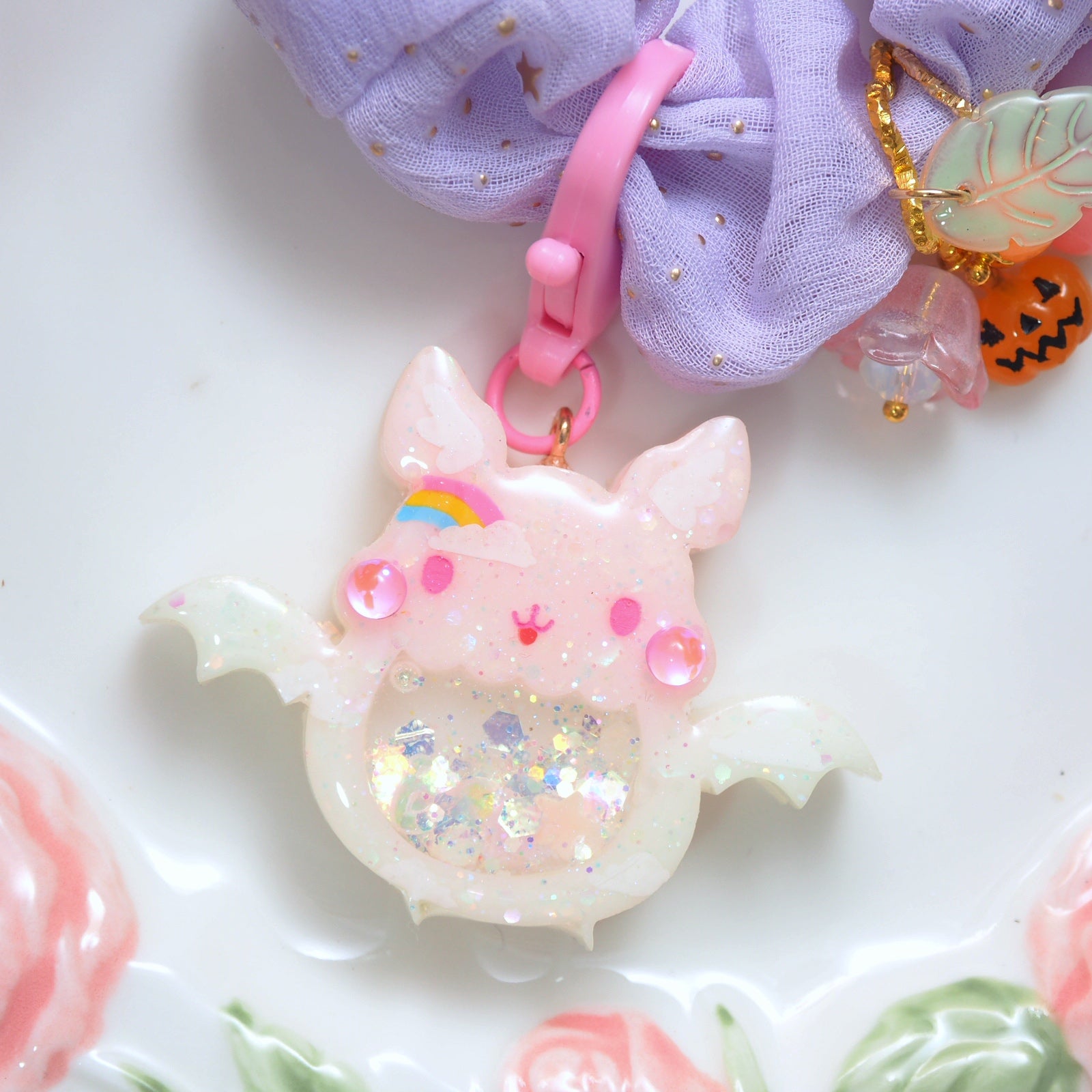 Sweet Froot Bat Charm with Hairtie