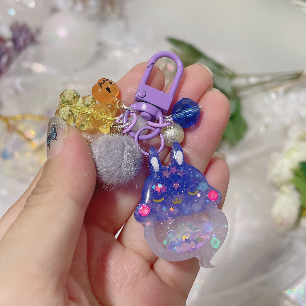 Mangosteen Gummy Ghost Bun Charm