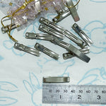 Mini Silver Hairclips