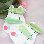 Leaf Lover Barrette Set (5cm clip)