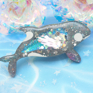 Steel Orca - 6cm teardrop clip