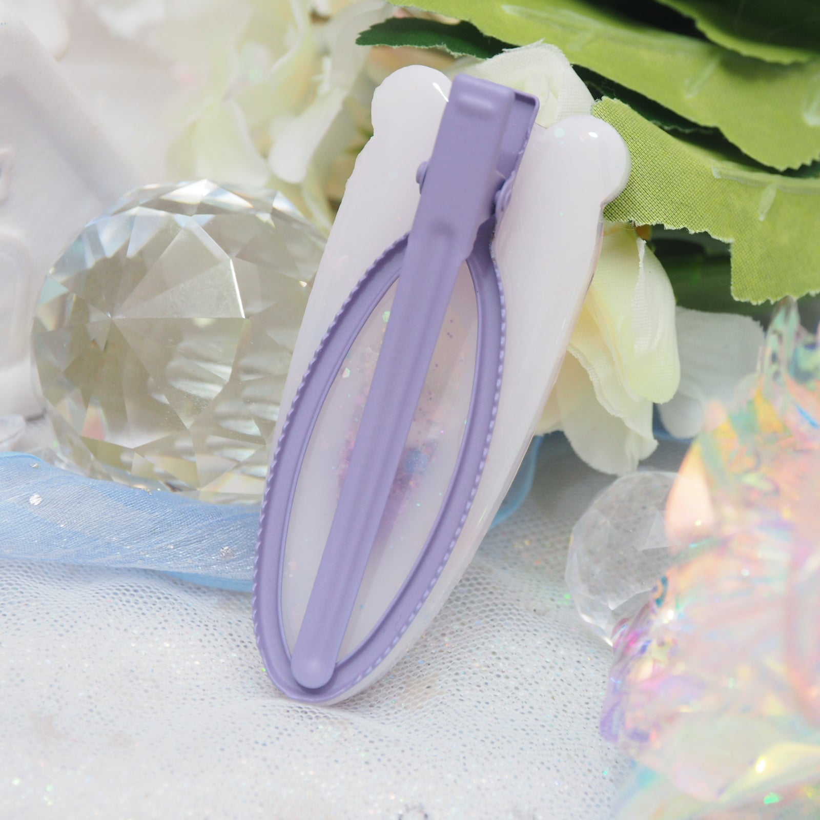 Opal Purple Rila (7cm hairclip)